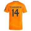 Maglia ufficiale Real Madrid Tchouameni 14 Trasferta 2024-25 per Uomo